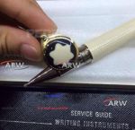 Perfect Replica Mont Blanc Gandhi Khaki Rollerball Pen Gold Clip